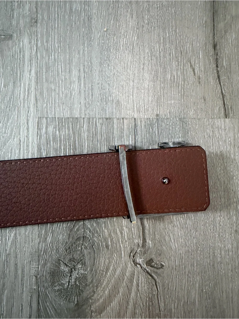 Louis Vuitton Navy Reversible Belt with Black LV Buckle 85cm